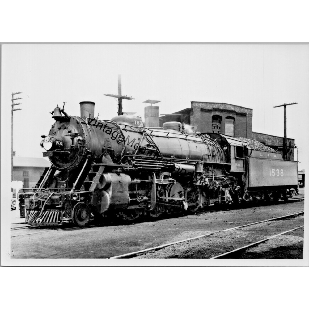 Vtg Louisville & Nashville Railroad 1538 Steam Locomotive 5"X7" Real Photo T2-96
